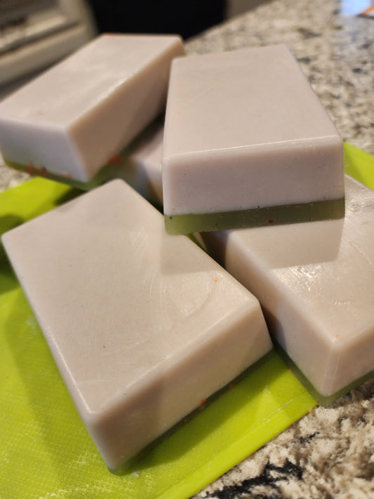 Lime & cedarwood goat soap